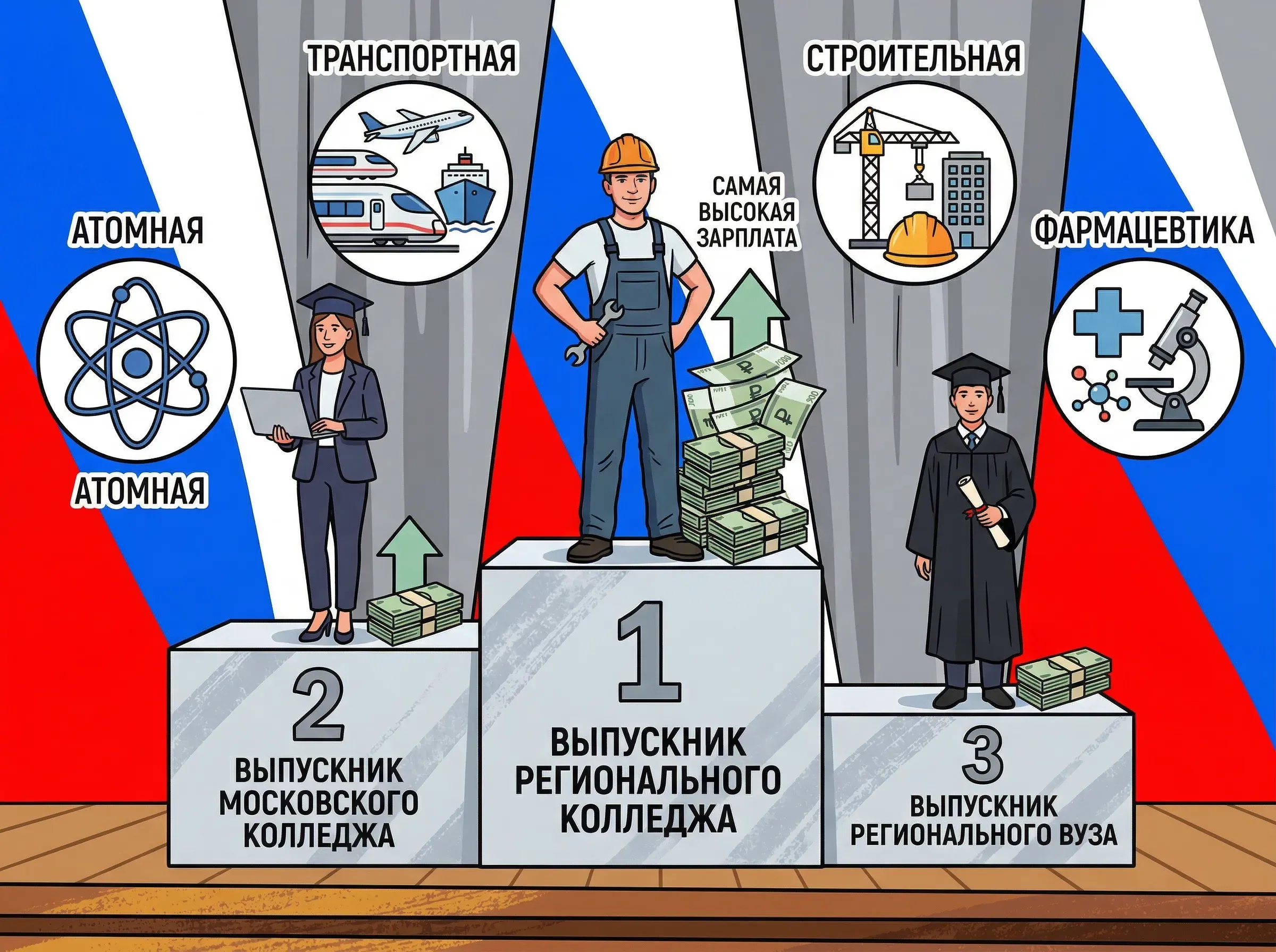 Колледжи из регионов оказались лучше столичных по трудоустройству и зарплатам выпускников