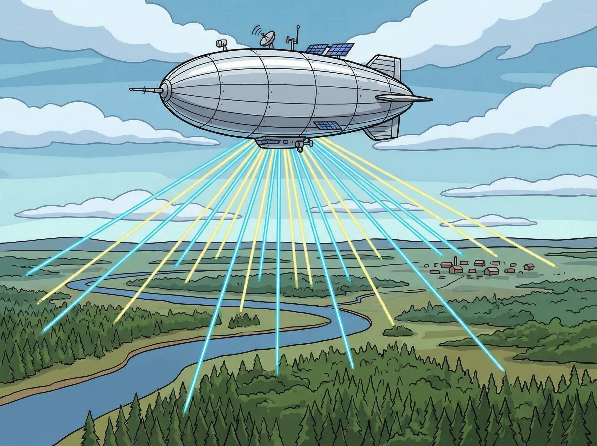 Раздачу интернета с аэростатов тестируют в России